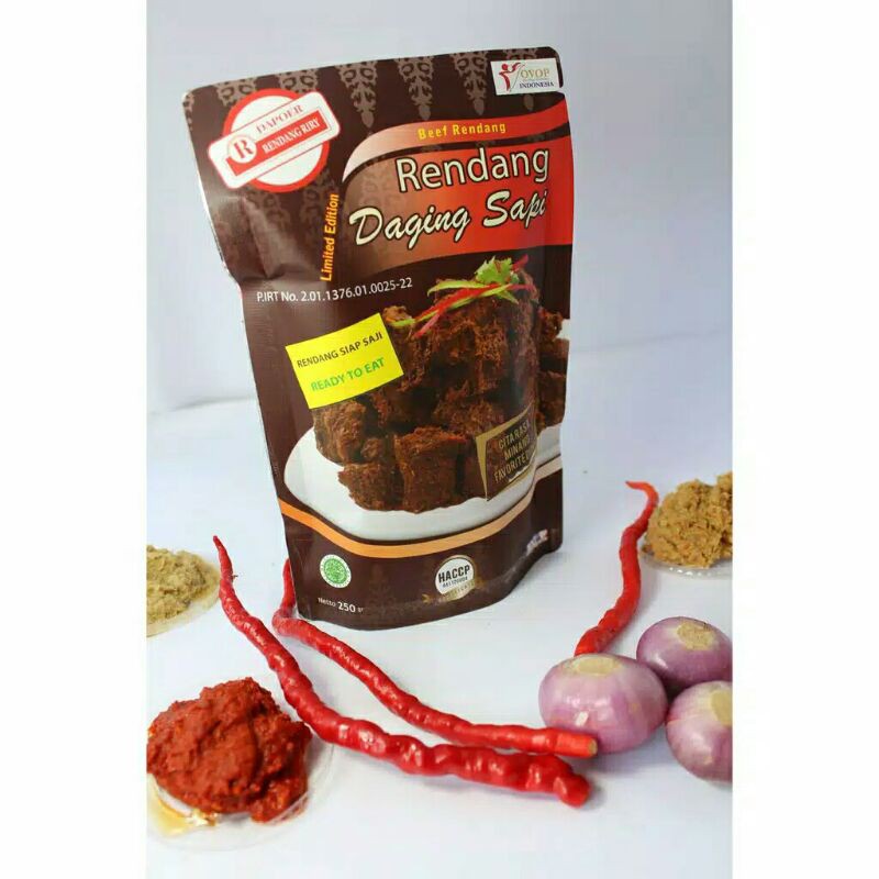 

Rendang Daging Sapi 250 gram / Rendang Riry