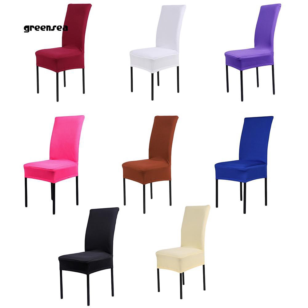 Greensea Home Living Dining Room Chair Covers Stretch Chair Protector Slipcover Decor Shopee Indonesia