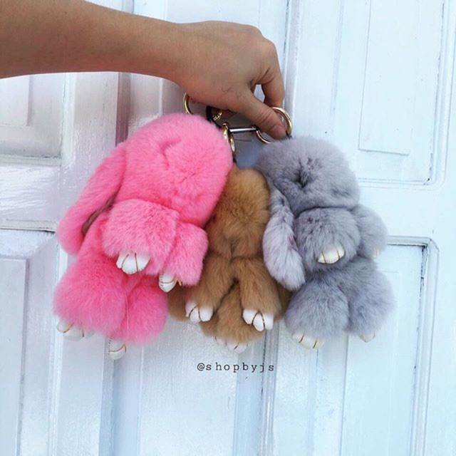 Copenhagen bunny bagcharm kopenhagen fur