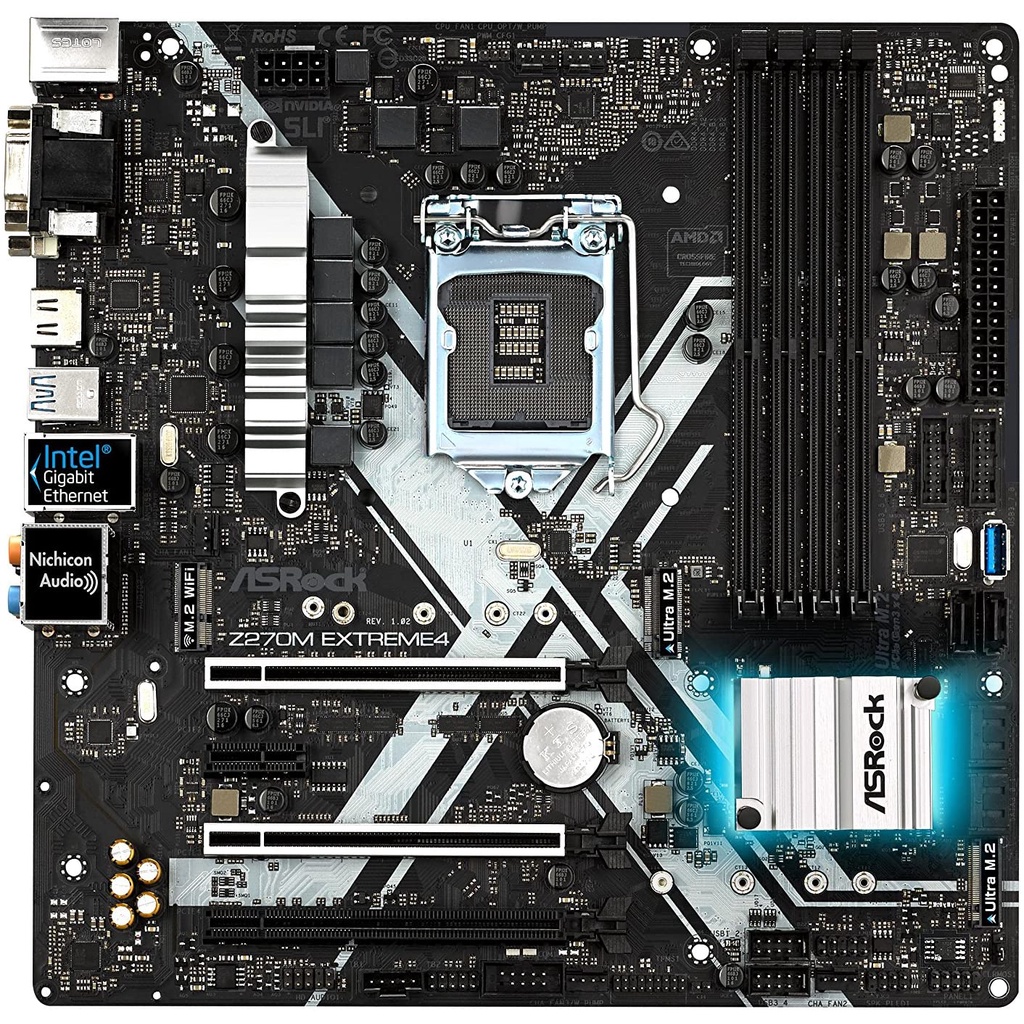 PREORDER For ASRock Z270M EXTREME4 Motherboard 1151 Motherboard DDR4 Intel Z270 Core i7/i5/i3 Cpus 3