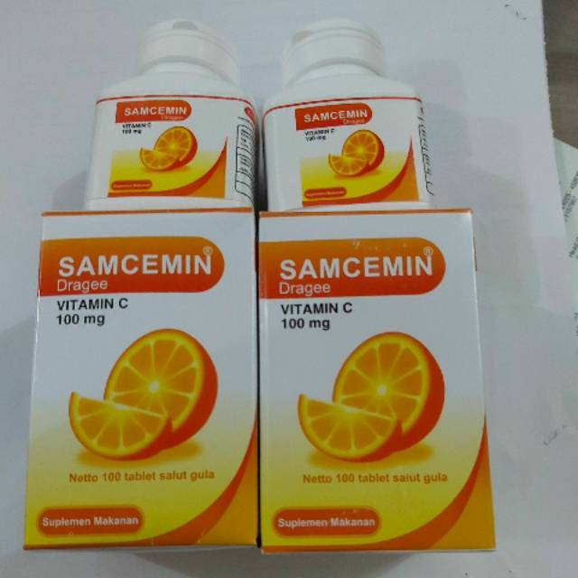 Samcemin Dragee vitamin C 100 mg