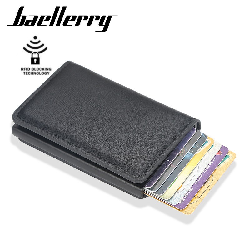 DOMPET KARTU LONTAR BAELLERRY ORIGINAL KULIT PU LEMBUT HIGH GRADE K9123