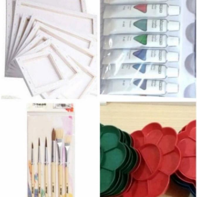 

Promo Paket Alat Lukis + Kanvas 30x30