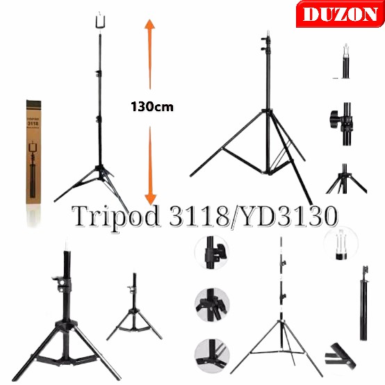 TRIPOD 3130 LIVE STREAM TIKTOK 130CM SELFIE STICK YD3130 HOLDER U