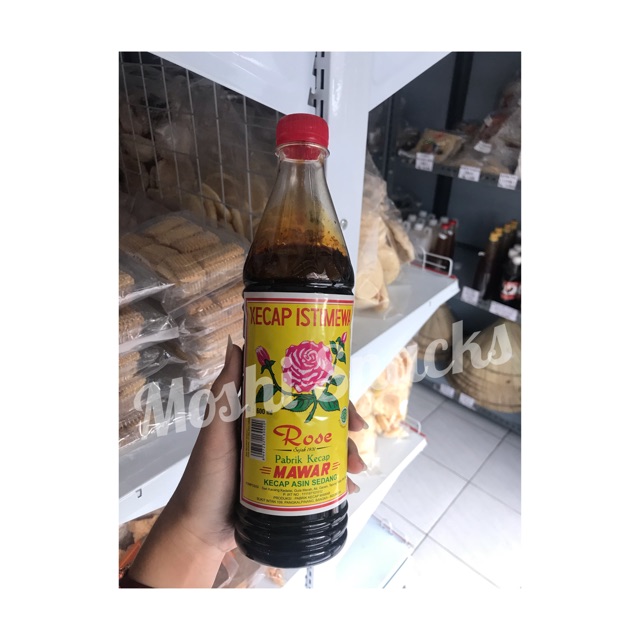 

Kecap Asin Bangka Cap Mawar Besar Botol Plastik 600ml Asli Bangka / Kecap Bangka Rose Besar