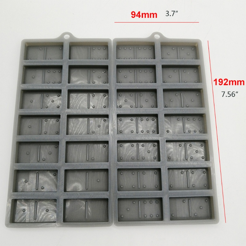 SIY  Resin Molds Domino Silicone Domino Game Molds 28 Cavities DIY Domino Molds Craft