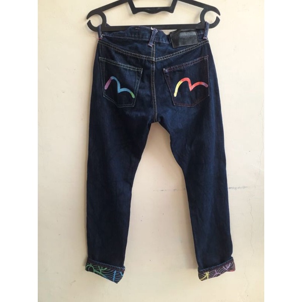 long pants jeans evisu second original