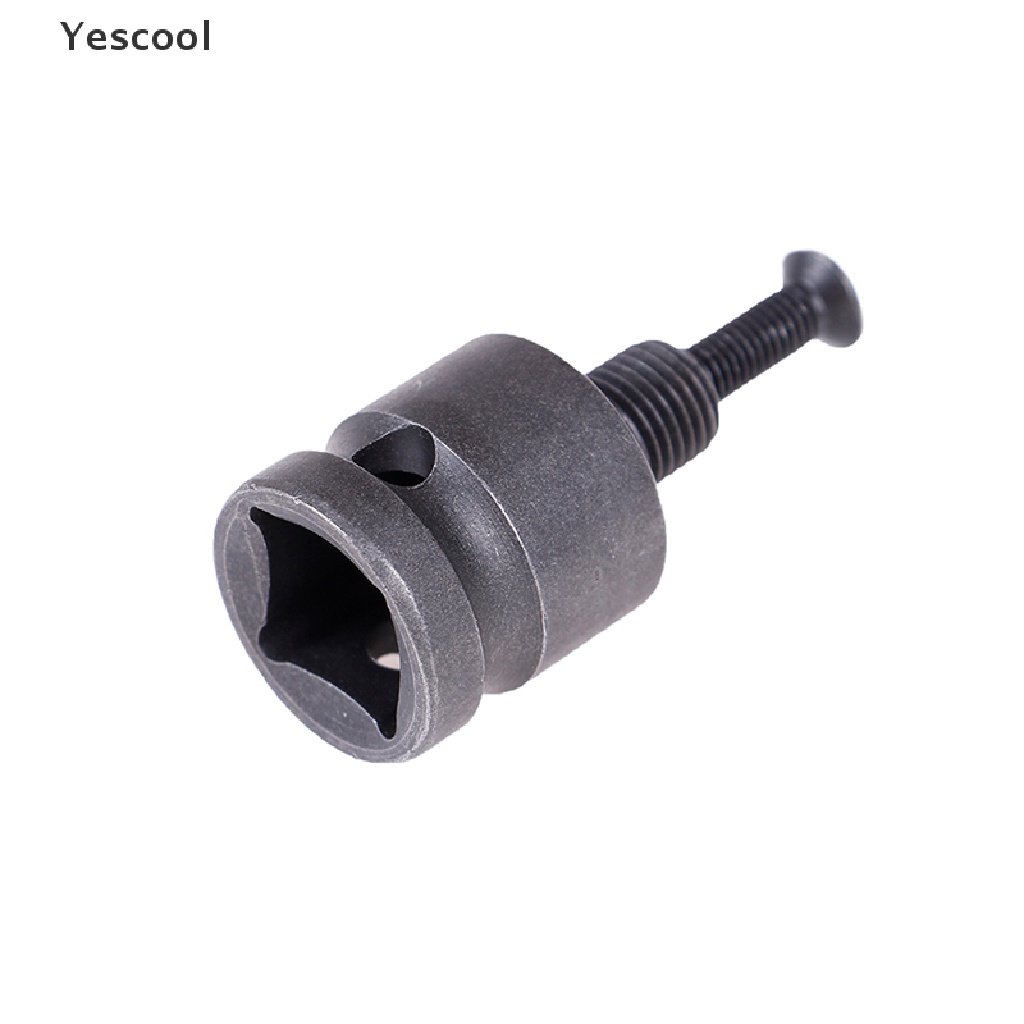 Yescool Adapter Konverter Kunci Pas 3 / 8-24UNF keyless 3 / 8 &quot;Dengan Sekrup