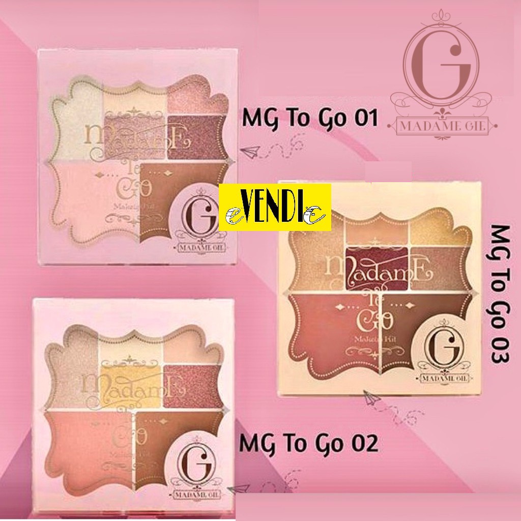 Madame Gie FACE PALLETE To Go - Face Pallete