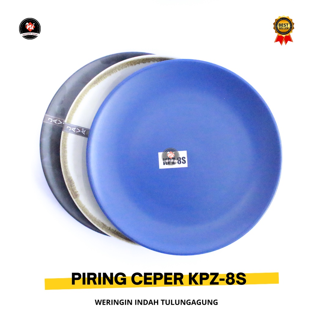 Piring Makan / Piring Makan Keramik / Piring Ceper / Piring Porcelain / Piring Saji / Dinner Plate /
