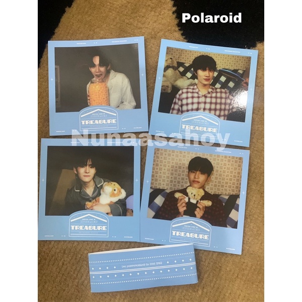 [READY SHARING]  TREASURE WELCOMING COLLECTION 2022 - POLAROID  MEMBER Hyunsuk, Yedam, Jeongwoo,Yosh