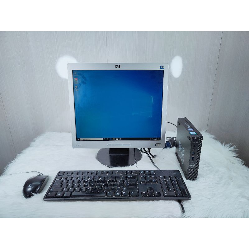 PC Paketan Hp ProDesk 400 G3 Core i3 Gen 7 Ram 4 GB DDR 4 HDD 500 GB Wireless Lcd Hp L1706 17 in Bergaransi