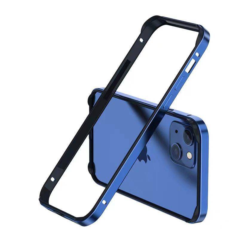 Case Bumper Metal Aluminum Alloy shockproof 2 in 1 Cover iPhone 12 13 Pro Max Mini 13