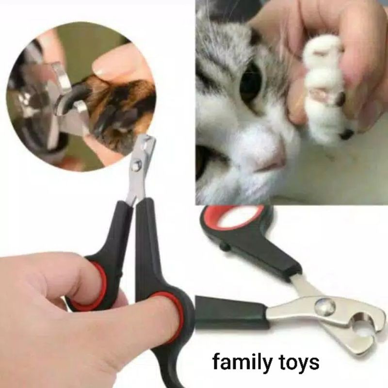 family games Gunting kuku anjing kucing marmut hewan stainless steel sugar glider pet care tool