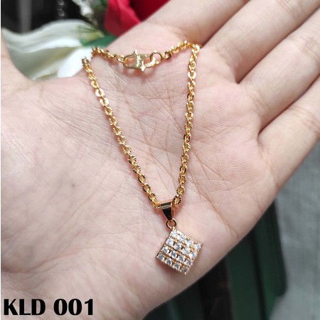 Kalung Wanita Xuping Aksesoris Fashion Mewah Perhiasan Anti Karat Premium