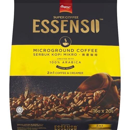 

Super Coffee Essenso 2 In 1 Coffee & Creamer 16G X 20S