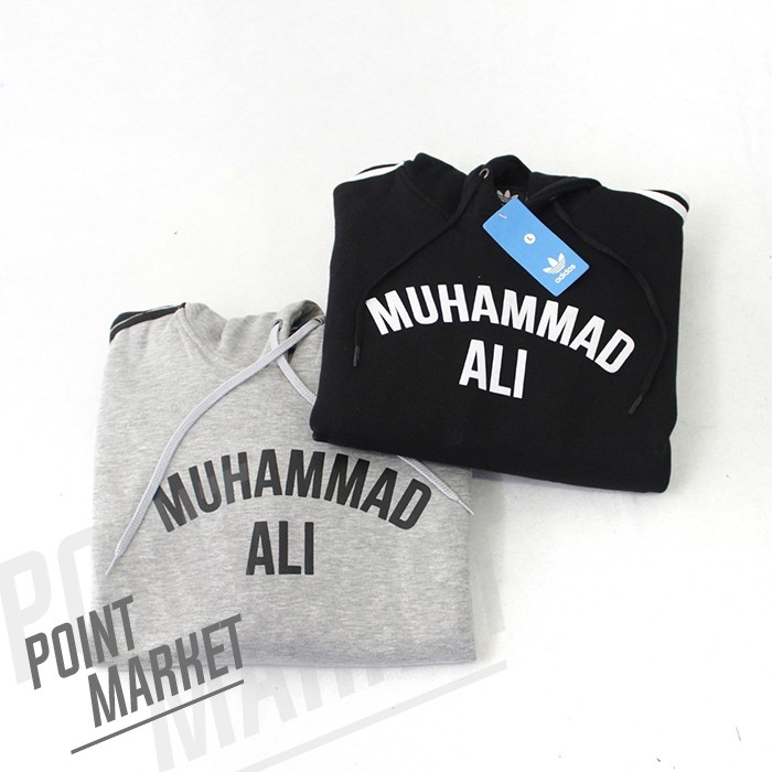 JAKET SWEATER HOODIE ADIDAS MUHAMMAD ALI /SWEATER PRIA DAN WANITA /SWEATSHIRT /OUTWEAR /OUTERWEAR