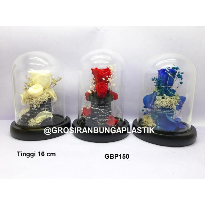 

VALENTINE GIFT/SOUVENIR/KADO/BINGKISAN/GLASS DOME/LED/BUNGA ROSE DG654EAFVD
