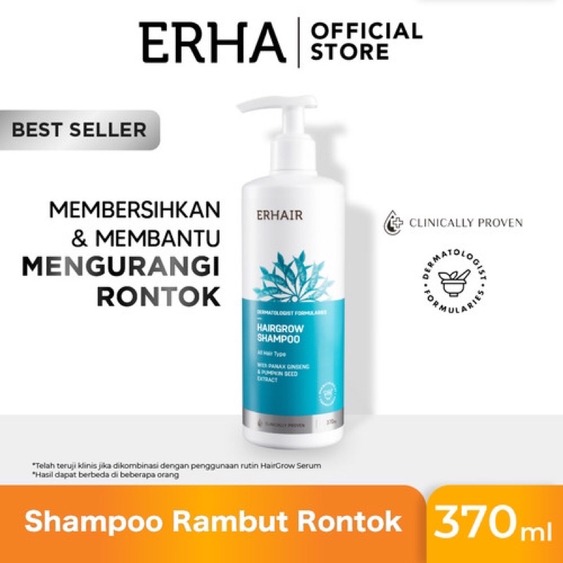 Jual Erha ERHAIR HairGrow shampo 370ml Shopee Indonesia