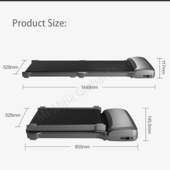 Treadmill Lipat Elektrik Portable