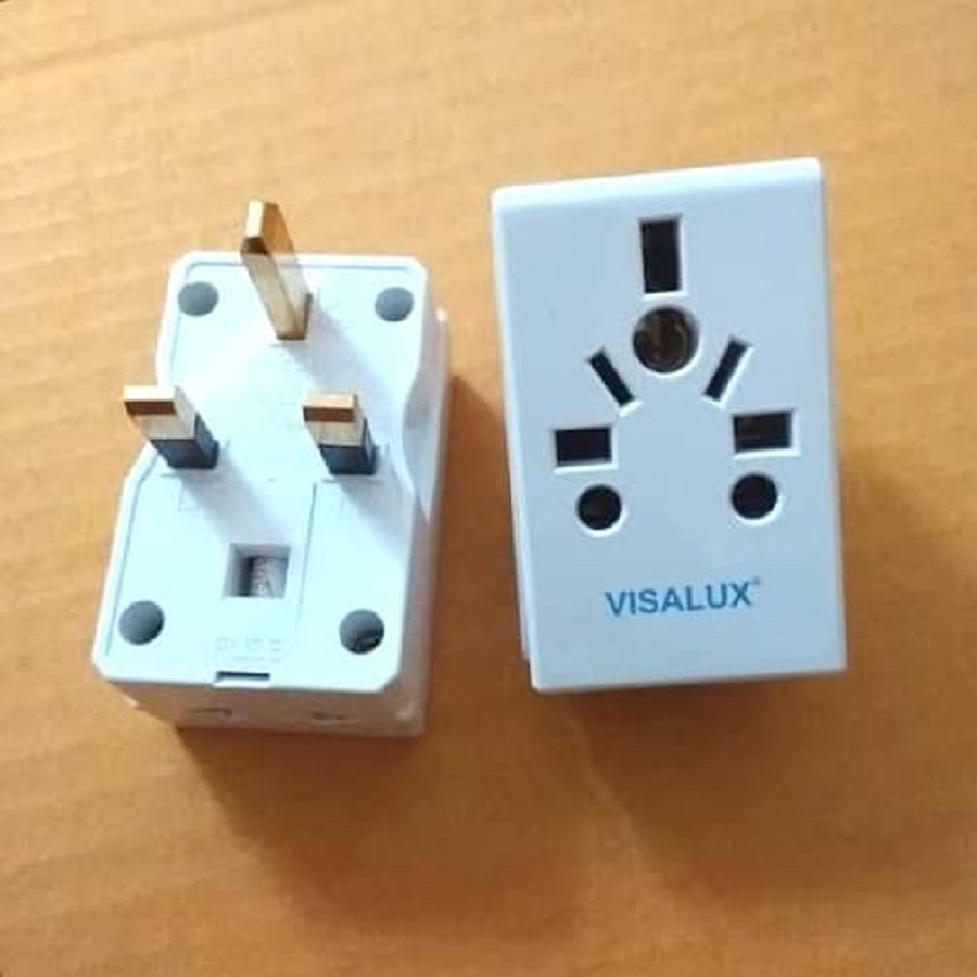 UNIVERSAL TRAVEL ADAPTOR 3 KAKI VISALUX / T SERBAGUNA 3 KAKI VISALUX