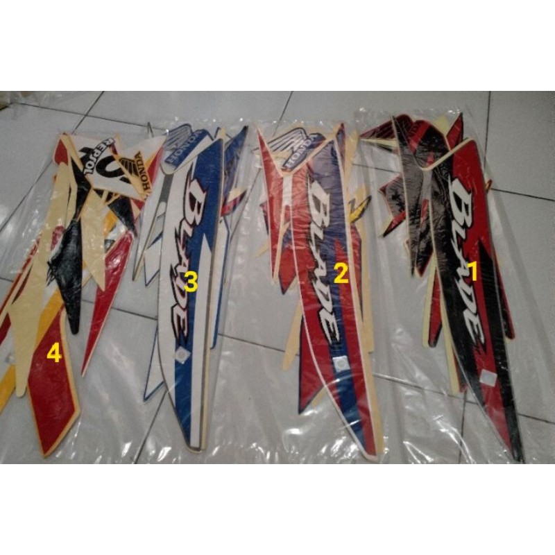sticker striping blade repsol 2009 body full