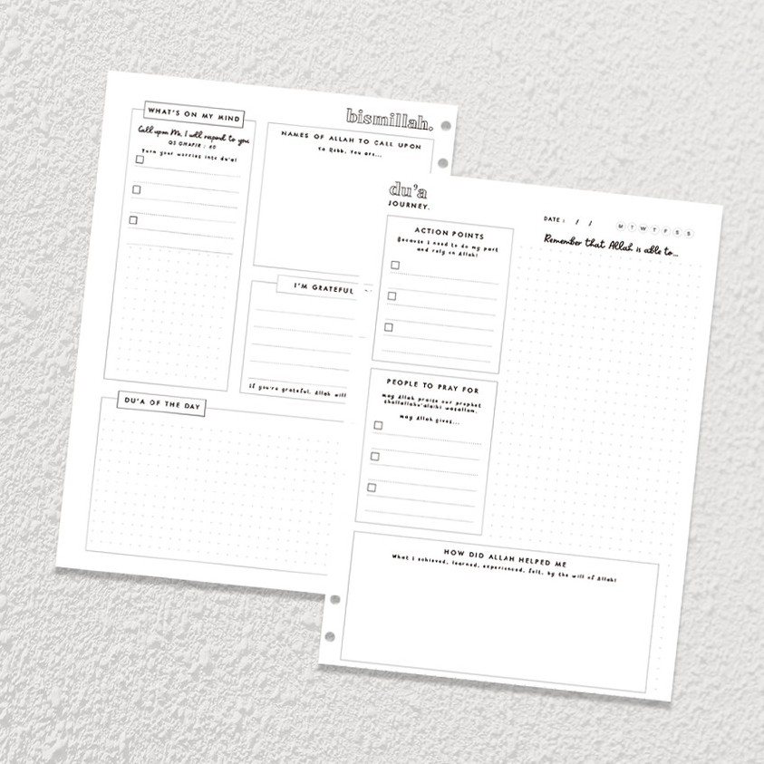 

DUA JOURNAL TGOF