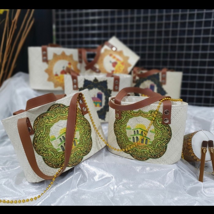 

Aksesoris hiasan tas hampers lebaran idul fitri 2021 parcel