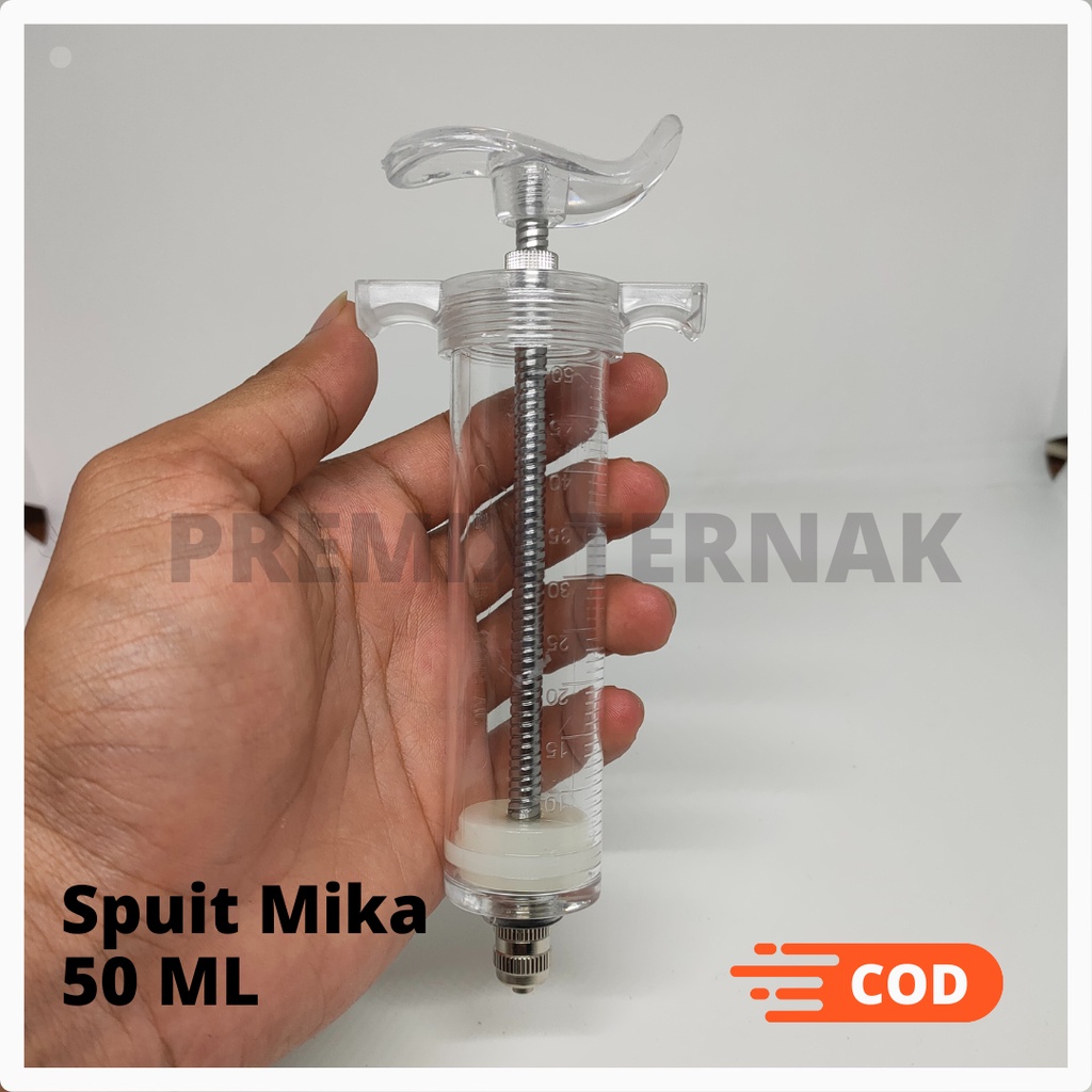 Spuit Mika TPX 50ml / Tabung Alat Suntik / Plastic Steel Syringe