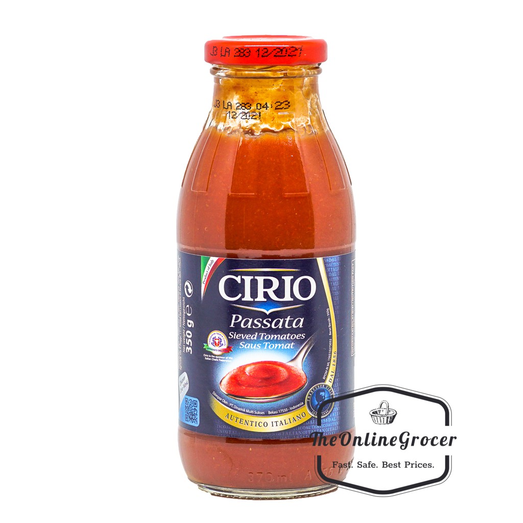 Cirio Passata Tomato Sauce 350gr – Saus Tomat Cirio