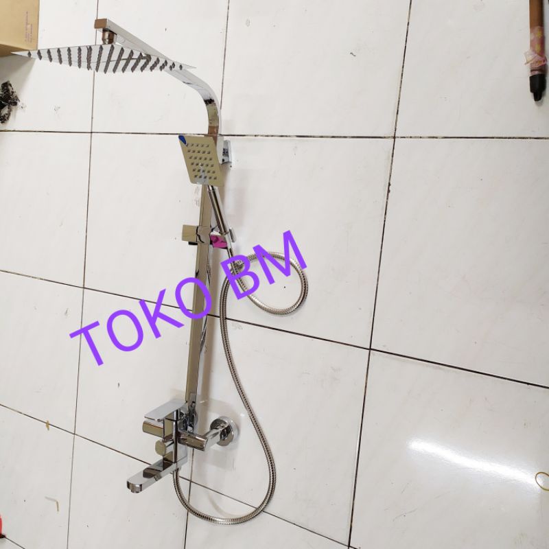 shower coloumn set panas dingin/kran set panas dingin/shower set minimalis panas dingin