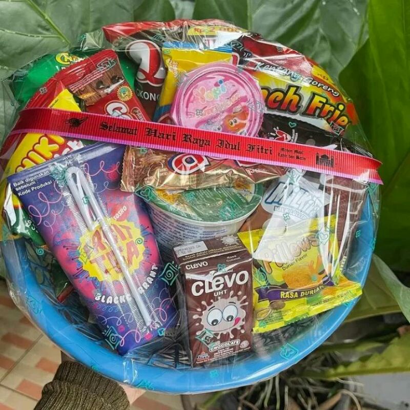 

PAKET SNACK ULANG TAHUN ANAK BESEK / GOODIE BAG ULTAH ANAK KERANJANG / SNACK HADIAH / PAKET SANTUNAN PAKE KERANJANG