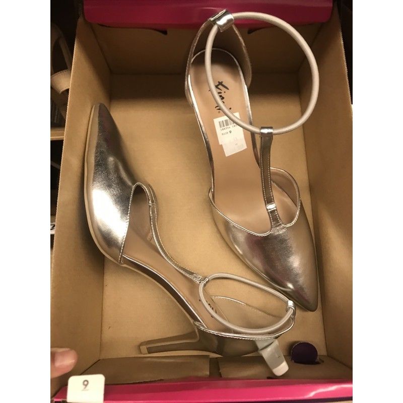 Fioni Heels Payless Silver [NEW]