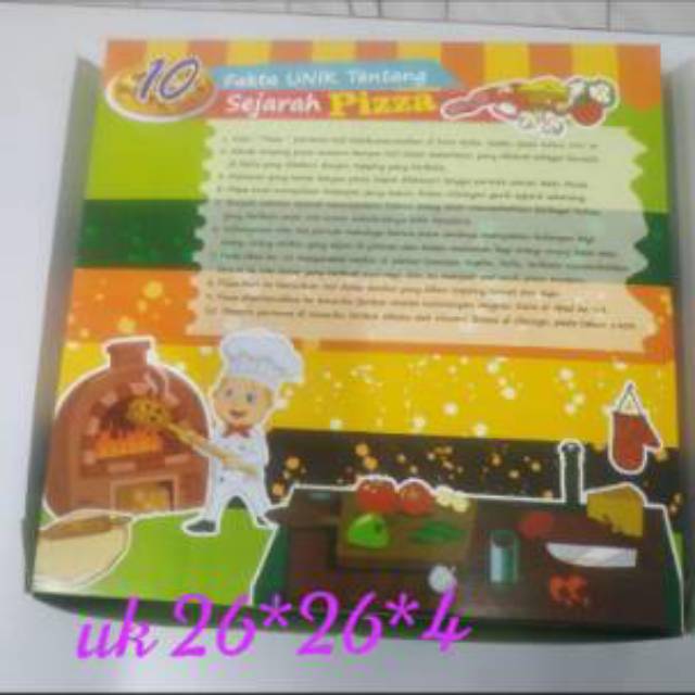 

Box pizza uk 26*26*4 duplek full colour