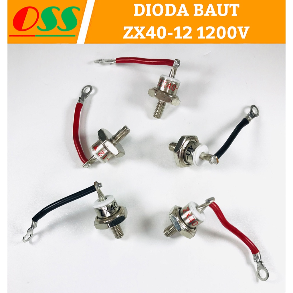 New DIODA BAUT ZX40-12 ZX 40-12 40A 1200V MERAH HITAM PANAH ATAS BAWAH