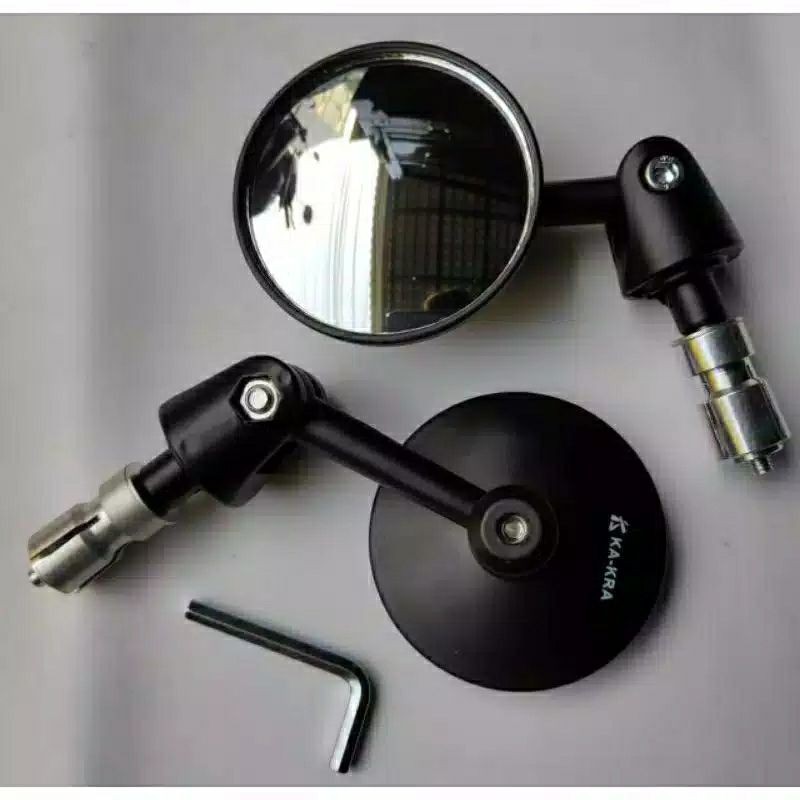 GR SEPASANG Spion Jalu Bulat spion bar end cnc spion jalu universal spion jalu termurah Ori