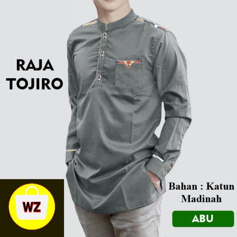 23554 23556 23558 23560 Baju Koko Raja Tojiro Lengan Panjang