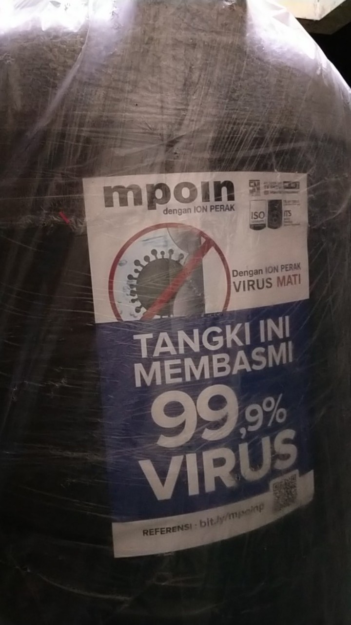 Tangki Air Mpoin Plus 800 L Wave Drain Anti Lumut