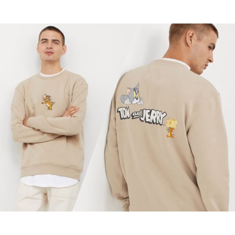 Crewnek Pria Nasa HnM Planet Global Premium Full Tagg Pria Wanita / Crewneck Nasa US Planet Global Premium