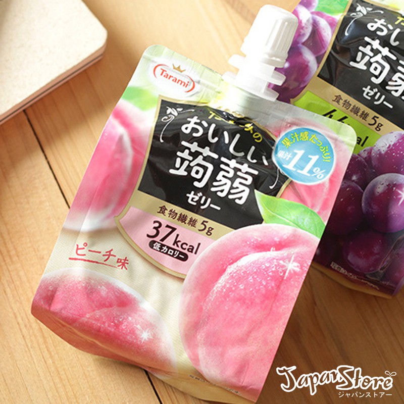 

Tarami Oishii Konyaku Jelly Drink : White Peach 150g