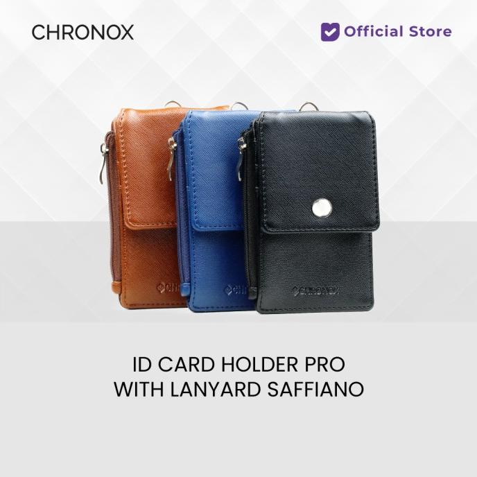 

PROMO CHRONOX ID CARD HOLDER PRO WITH LANYARD SAFFIANO DISCOUNT