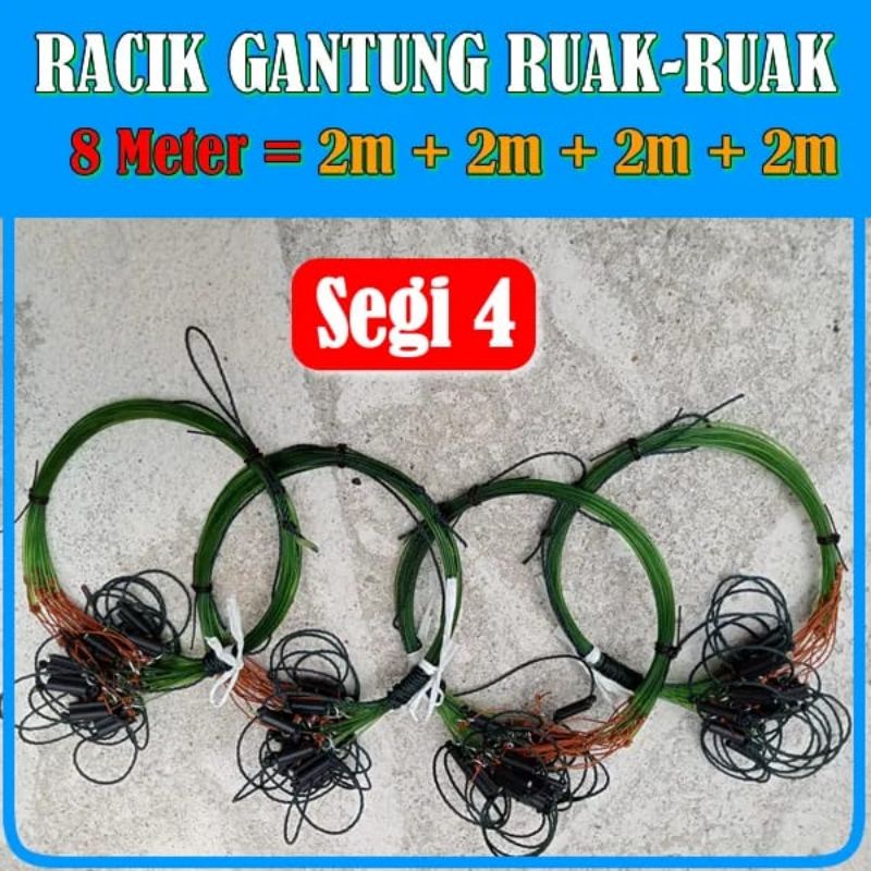 RACIK GANTUNG RUAK RUAK WAK WAK 4 SET 8 METER