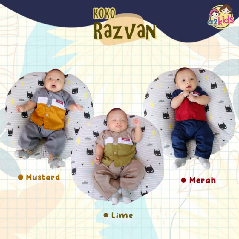 READY STOCK KOKO BABY/KOKO RAZVAN A2KIDS/KOKO BABY/KOKO BAYI/BAJU MUSLIM COUPLE