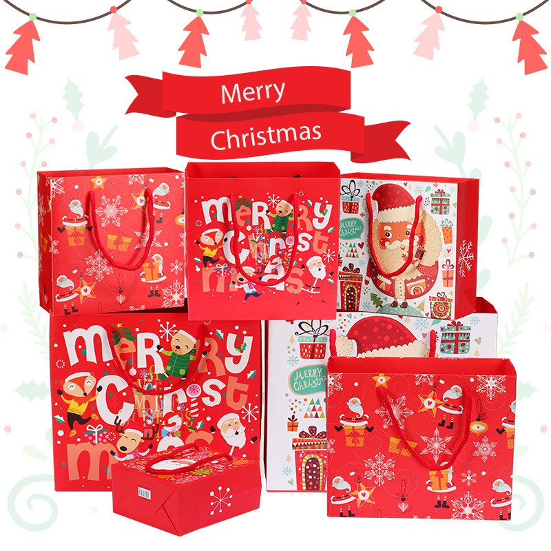 PAPER BAG NATAL MERRY CHRITMAS/ TAS HADIAH NATAL AESTHETIC PB-N01