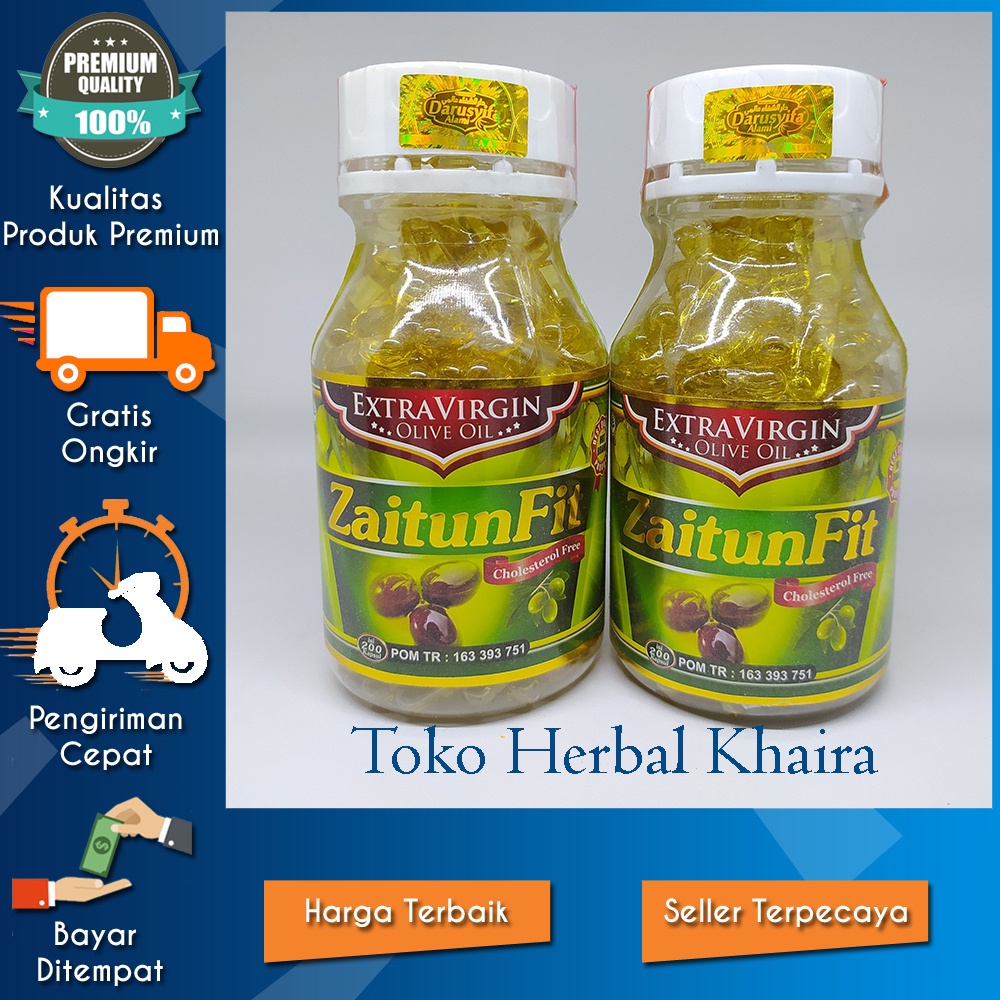 ZAITUN FIT KAPSUL MINYAK ZAITUN ISI 200 KAPSUL