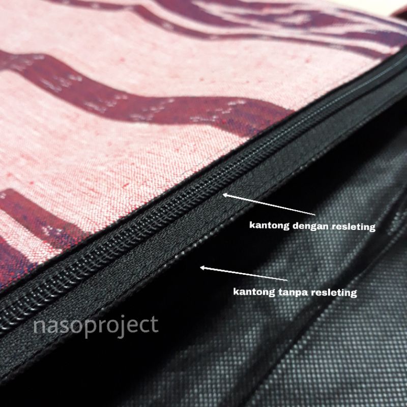Tas Selempang Tenun Etnik Lombok (Model Tutup)