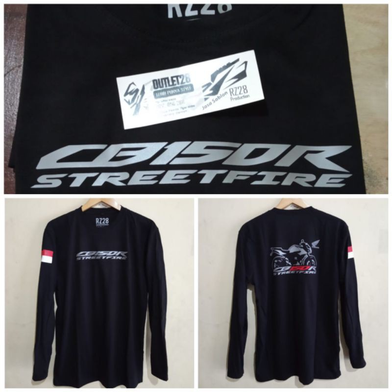 CB150R LENGAN PANJANG KAOS CB150R BAJU CB150R