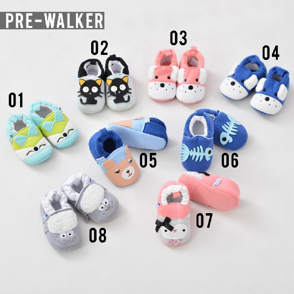 Sepatu Bayi Prewalker Baby Shoes Motif Lucu - Sepatu Bayi Belajar Jalan M046