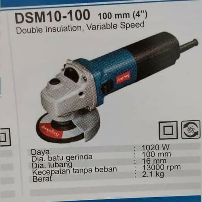 Dongcheng Angel Grinder 100mm DSM10-100 1020W