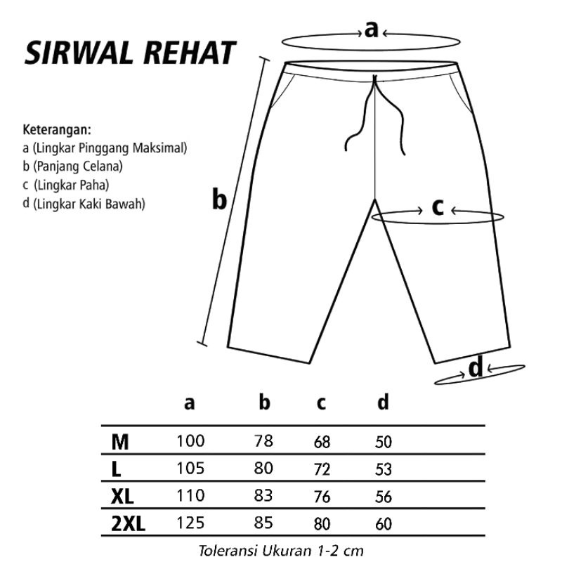 SIRWAL REHAT PRIA CELANA DEWASA CINGKRANG MURAH SIMPLE ROSAL SANTAI M-2XL